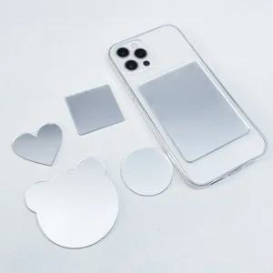 붙이는 다꾸 미니 핸드폰 휴대용 스티커 미러 꾸미기 휴대폰 폰꾸 손거울 아크릴 폰거울 포카