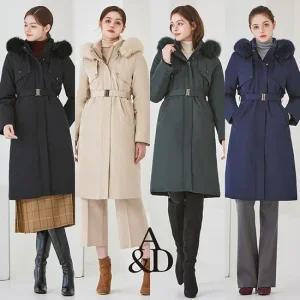 [25FW 신상] 에이앤디 사가폭스 밍크카라 래빗코트 1종