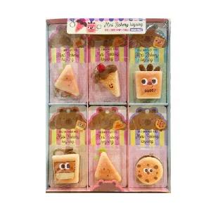 ( )미니 베이커리 키링 빵모양 말랑이 스퀴시 6종세트