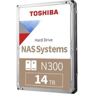 도시바 N300 14TB NAS 3.5인치 내장 하드 드라이브 - CMR SATA 6Gb/s 7200RPM 512MB 캐시 HDWG51EXZSTA