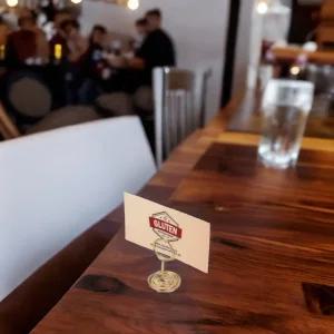 와이어스탠드 메모꽂이 원형 골드 홀더 명함 쇼클립 가격표 네임클립 (소형 2세트)