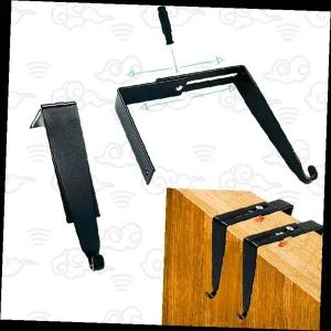 후크 무타공 파티션 걸이 문 옷걸이 사무실 가방걸이 모자걸이 방문 원목 책상 테이블 선반 클립 고정 행거