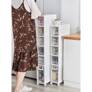 다용도서랍장 세탁실 화장실 플라스틱 1낮은 주방 틈새수납장 바구니 서랍 수납장 가로