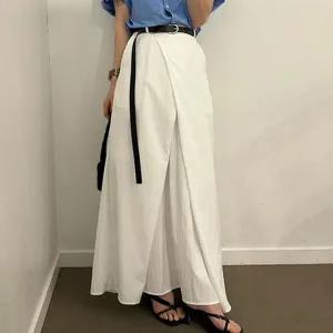 [하프클럽/]신상 40대 30대 정장 편안한 20대 밴딩 주름 슬림 롱