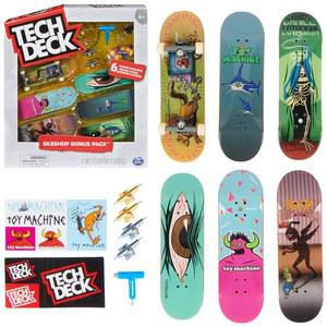 Toy Machine Sk8shop 핑거보드 보너스 팩, 수집용 및 맞춤형 미니 스케이트보드