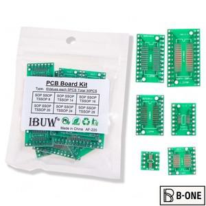 30개 PCB 보드 키트 SOP24 SOP8 SMD DIP 어댑터 변환 플레이트 8 14 16 20 24 28
