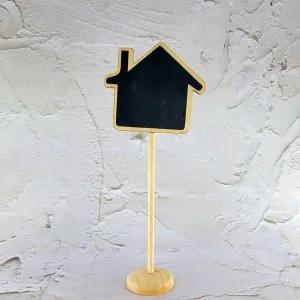 카페메뉴판 집모양메모장 스탠드형 미니 메모 칠판 하우스