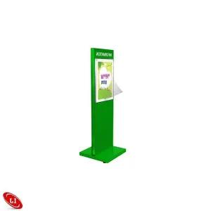 자석형 A3 단면형 입간판 녹색 이동식 디자인 철재 그린