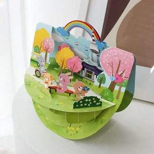 축하카드 입체 팝업 카드 서울나들이 2P 축하 감사 생일 편지