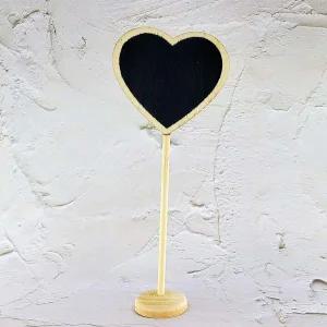 하트 스탠드형 칠판 미니 메모 카페메뉴판