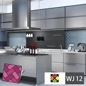 두께4T 스티커타일 WJ12 메탈바둑판 포인트타일 WFKNLWZ