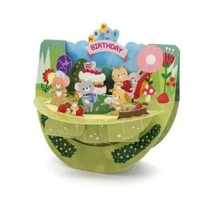 생일파티 스윙 팝업 카드 X2개 생일카드