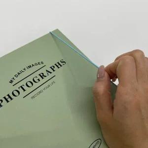 인생사진 네컷 접착식 포토북 앨범 그린 사진첩