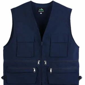 패션조끼 타스란 막 작업복 단체 조끼 좌우포켓