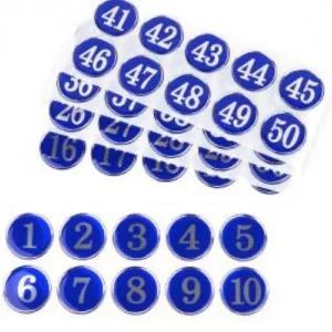 옷가게소품 숫자안내판 원형 번호스티커 사물함 테이블 락커 번호