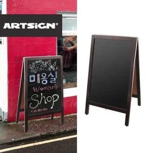 이젤보드 입간판 A자 광고판 소형 블랙보드이젤보드 메모판 안내판