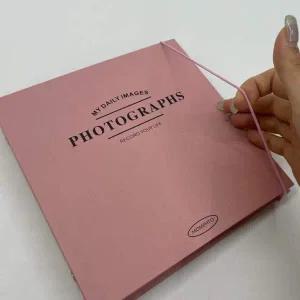 네컷앨범 인생사진 네컷 접착식 포토북 앨범 핑크