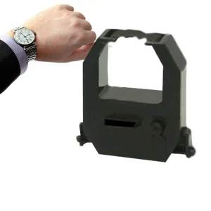 근태카드 BX1500 BX1600 전용 검정단색 리본카트리지출근카드 기록지 출퇴근