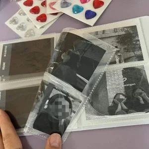 미니앨범 포토카드 콜렉트북 폴라로이드 앨범 핑크