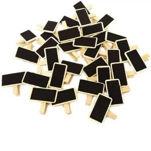 원목 집게형 팻말 블랙보드 미니 전시용 프라이스