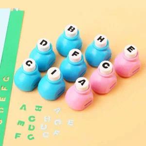다꾸스티커 알파벳 펀칭기 모양 펀칭 종이 대문자 다꾸