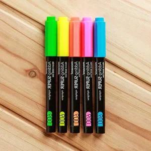 필기구 형광펜 5개 세트 문제집 포인트 텍스트 신학기