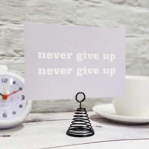 쇼클립 스프링 메모 스탠드 블랙