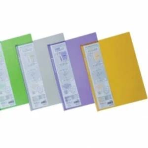 A4화일 투명칼라쫄대화일 5매 회색 A4바인더 종