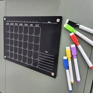 자석 블랙보드 스케줄 메모 마카6종 포함 냉장고