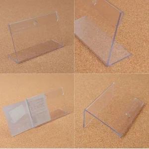 쇼케이스 아크릴 게시판 공지판 단면 매장전시대 90x55mm