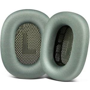 [미국배송] SOPROM 업그레이드된 에어팟 맥스 오버 이어 헤드폰용 패드 교체 내구성이 뛰어난 메쉬 원단을 사용한 쿠션 부드러운 폼 소음 차단 및 땀 방지