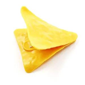 문서집게 나쵸 과자 모양 사무용 집게