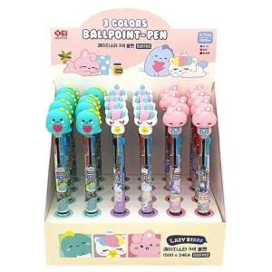 경리필기펜 문구 필기구 24개 중성 캐릭터펜