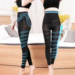 [콩심팥심]압박 타이즈 허벅지 수면 종아리 보정 스타킹 지압스