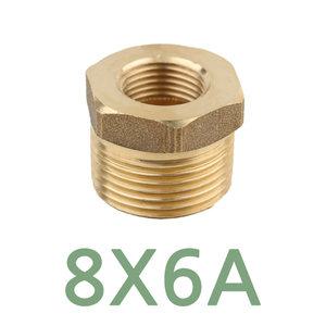 신주 붓싱 8X6A 부씽 동파이프 PT 닛플 배관 연결 부속 나사 철물 용품 설비 자재 기계 호스