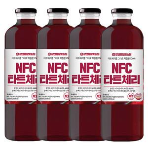 NFC 착즙 100% 타트체리 원액 주스 1L 4병