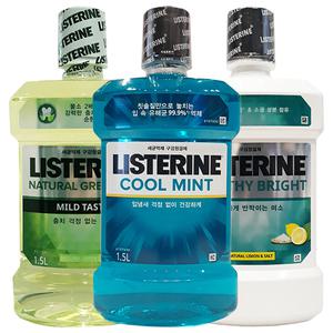리스테린 쿨민트 헬씨브라이트 그린티 1500mlx2개/ 구강청결제 / 가그린