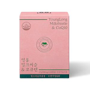 [1개월분] 영롱 밀크씨슬 & 코큐텐 / 밀크시슬 실리마린 코엔자임Q10 밀크큐텐