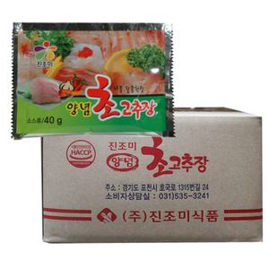 진조미식품 초고추장 일회용 양념 초고추장 40g 150개
