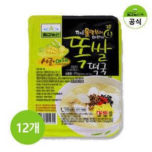 칠갑농산 똑쌀떡국 174g x 12개