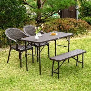 아르망 1200 1단 버디 2개 벤치 야외 테이블 세트