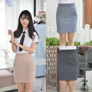 [보리보리/교복몰]스판 하복 H라인 교복치마/9color/SS2XL