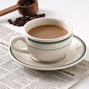 턱스톤 그린베이 커피잔 세트 카페 카푸치노 라떼잔