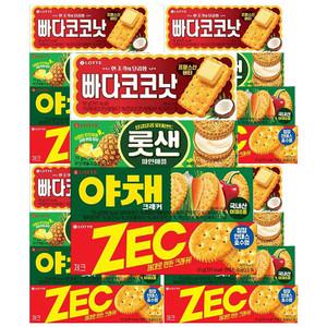 롯데제과 롯데 비스킷 4종x5개(총5세트)