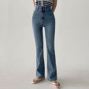 [에이와비] [키별로,기장선택]  (예쁘진)투버튼슬림롱부츠컷팬츠 -시크릿밴딩/1color/4size/140~150ver