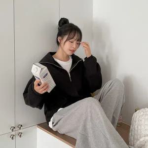 [제작/빅사이즈]이블렛 벨로븐 아노락 골지 맨투맨 제이스타일