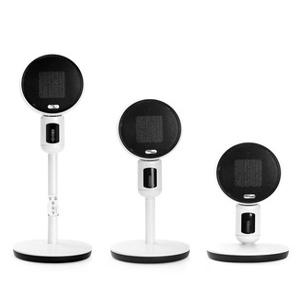 탁상용 스탠드겸용 써큘레이터형 온풍기+리모컨 3단 높이조절 선풍기형 TPC히터