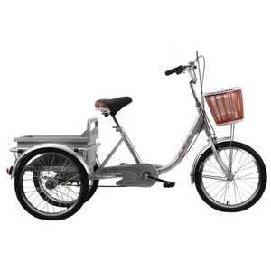 성인 세발 자전거 어르신 안전 화물 장보기용 시장 카