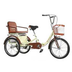 성인 세발자전거 인력거 삼륜자전거 수납함 삼발이 짐