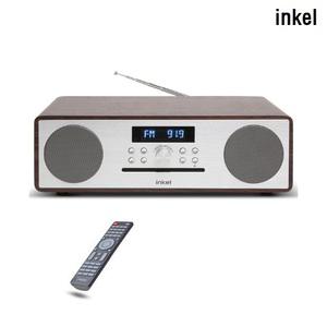 인켈IN 레트로 하이엔드 올인원 오디오 사운드 고출력 블루투스 CD FM라디오 USB 알람.시계W-L7